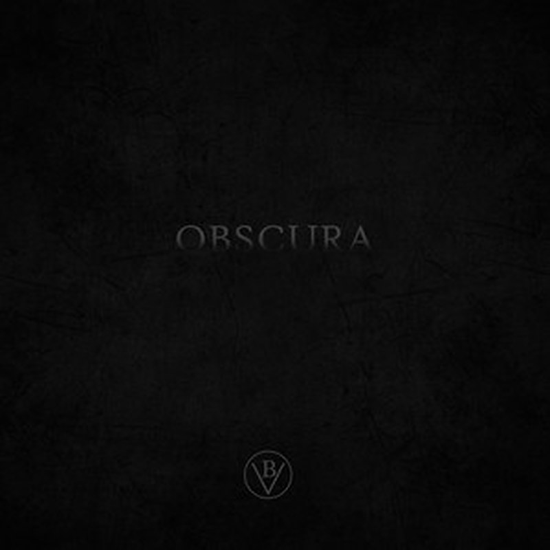Obscura EP cover: the title in thin capitals on black stone